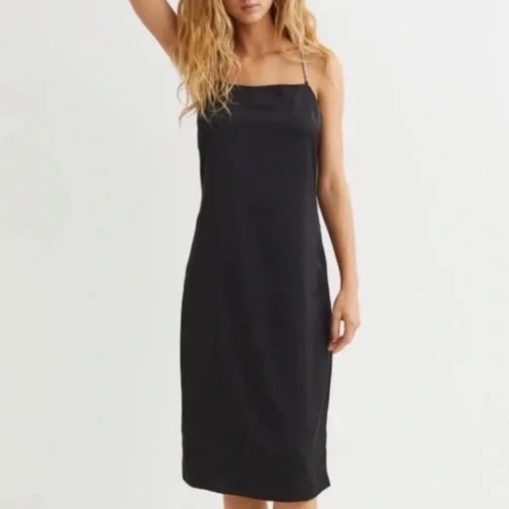 H&M cocktail black mini dress